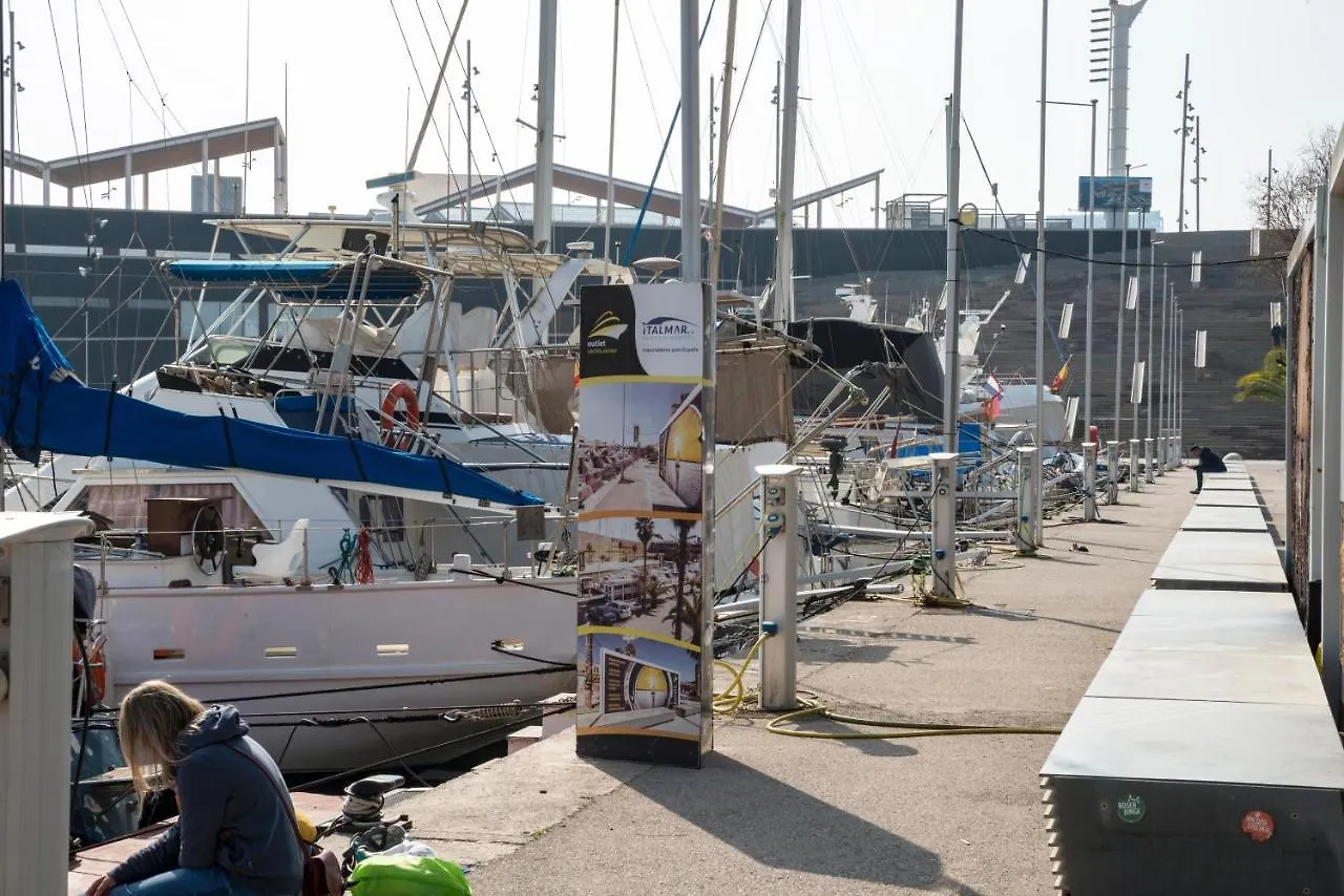 Boat Accommodations Barcelona Sant Adria de Besos Spain